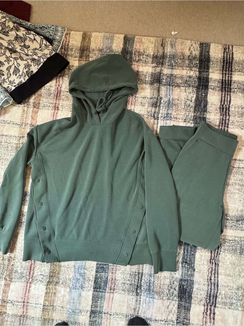 Maurices Olive Green Hoodie & Jogger Set